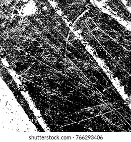 Grunge black and white pattern vector. Abstract background monochrome. Elements cracks, scuffs, chips, lines, spots ink for printing of business cards, stickers, business cards, posters and design