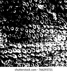 Grunge black and white pattern vector. Abstract background monochrome. Elements cracks, scuffs, chips, lines, spots ink for printing of business cards, stickers, business cards, posters and design