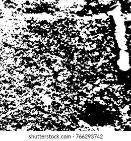 Grunge black and white pattern vector. Abstract background monochrome. Elements cracks, scuffs, chips, lines, spots ink for printing of business cards, stickers, business cards, posters and design