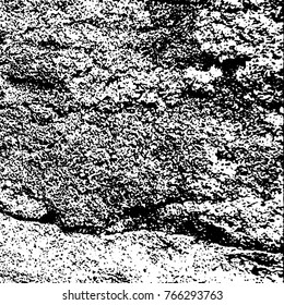 Grunge black and white pattern vector. Abstract background monochrome. Elements cracks, scuffs, chips, lines, spots ink for printing of business cards, stickers, business cards, posters and design