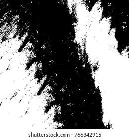 Grunge black and white pattern vector. Abstract background monochrome. Elements cracks, scuffs, chips, lines, spots ink for printing of business cards, stickers, business cards, posters and design