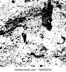Grunge black and white pattern vector. Abstract background monochrome. Elements cracks, scuffs, chips, lines, spots ink for printing of business cards, stickers, business cards, posters and design