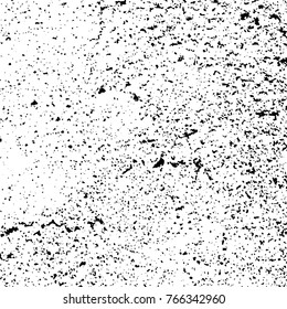 Grunge black and white pattern vector. Abstract background monochrome. Elements cracks, scuffs, chips, lines, spots ink for printing of business cards, stickers, business cards, posters and design