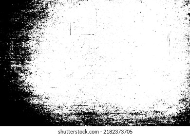 Grunge black and white scratched textured background. Abstract messy and distressed element. (vector)
