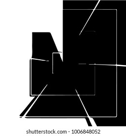 Grunge black and white texture background. Abstract vector Texture
