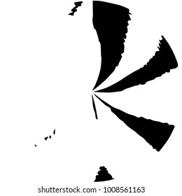 Grunge black and white texture background. Abstract vector Texture