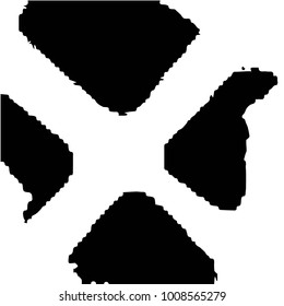 Grunge black and white texture background. Abstract vector Texture
