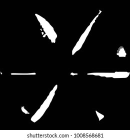 Grunge black and white texture background. Abstract vector Texture
