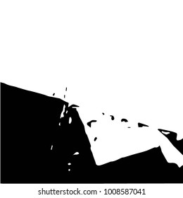 Grunge black and white texture background. Abstract vector Texture
