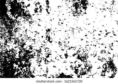 Grunge black and white texture background (Vector). Use for decoration, aging or old layer
