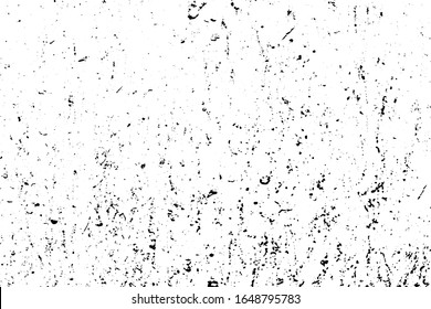 Fondo de textura en blanco y negro (Vector). Uso para decoración, envejecimiento o capa antigua