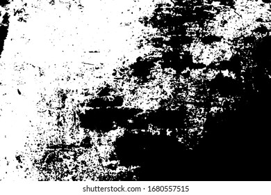 Fondo de textura en blanco y negro (Vector). Uso para decoración, envejecimiento o capa antigua