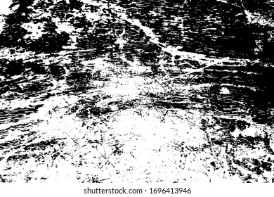 Grunge black and white texture background (Vector). Use for decoration, aging or old layer
