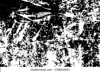 Fondo de textura en blanco y negro (Vector). Uso para decoración, envejecimiento o capa antigua