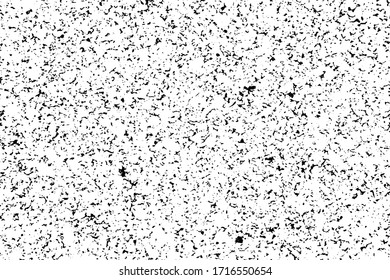 Grunge, schwarz-weißer Texturhintergrund (Vektorillustration). Verwendung für Rauschzugabe, Dekoration, Älterwerden oder alte Schicht