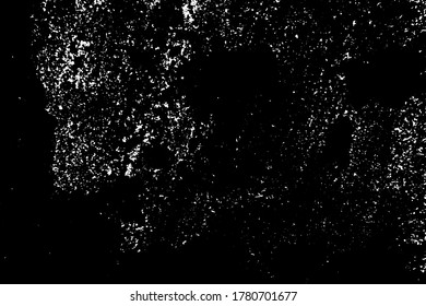 Grunge black and white texture background (Vector). Use for decoration, aging or old layer