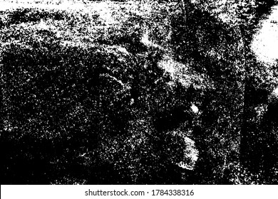 Grunge black and white texture background (Vector). Use for decoration, aging or old layer