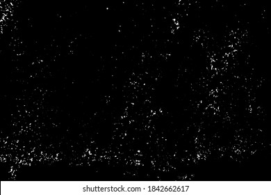 Grunge black and white texture background (Vector). Use for decoration, aging or old layer