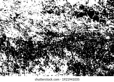 Fondo de textura negro y blanco (Vector). Uso para decoración, envejecimiento o vintagelaje