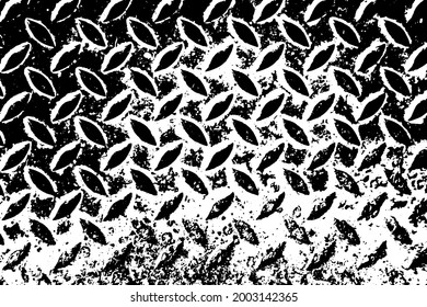 Grunge black and white texture background (Vector). Use for decoration, aging or vintage layer