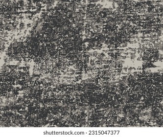 Grunge black white. Texture of cracks, dust, stains. Abstract monochrome background. Pattern fantastic for printing and design