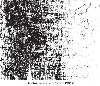 Grunge black and white Texture. Dark messy dust overlay distressed background. Create vector design abstract dotted, scratched, noise and grain.