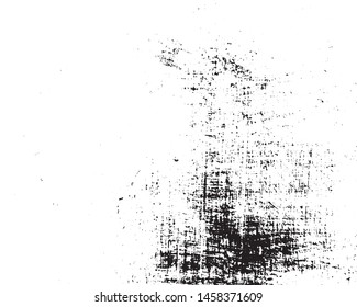 Grunge black and white Texture. Dark messy dust overlay distressed background. Create vector design abstract dotted, scratched, noise and grain.