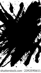 Grunge schwarz-weiße Textur. Zeichnen einer alten abgenutzten Fläche. Schmutziger Stadthintergrund