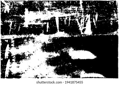 Grunge blanco y negro. La textura gruesa es monocroma. Patrón de suciedad, polvo, grietas, chips. Vieja superficie