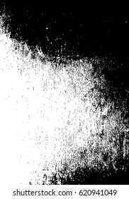 Grunge black and white  texture. Scratched background. Vector illustration