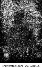 Grunge black and white texture in scratches. Monochrome abstract background