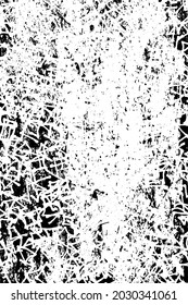 Grunge black and white texture in scratches. Monochrome abstract background