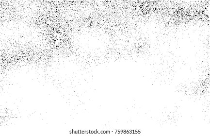 Grunge Black and White texture template. Dark Messy Dust overlay Distress background. Abstract scratched vintage effect. Noise And Grain. Vector