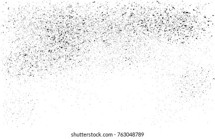 Grunge Black and White texture template. Dark Messy Dust overlay Distress background. Abstract scratched vintage effect. Noise And Grain. Vector