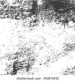 Grunge Black and White Texture. Textured background. Distress vector texture.