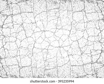 Grunge Black and White Texture. Textured background. Distress vector texture.
