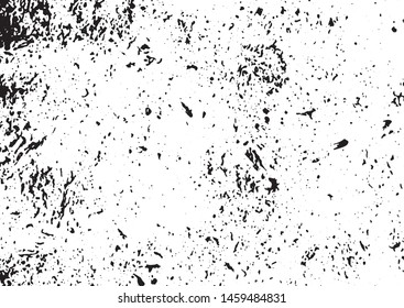 Grunge black and white texture vector. Place over any object create black grunge effect. Distress grunge texture vector easy to use illustration overlay. Black grunge vector surface background.Abstrac