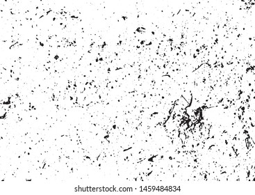 Grunge black and white texture vector. Place over any object create black grunge effect. Distress grunge texture vector easy to use illustration overlay. Black grunge vector surface background.Abstrac
