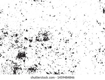 Grunge black and white texture vector. Place over any object create black grunge effect. Distress grunge texture vector easy to use illustration overlay. Black grunge vector surface background.Abstrac