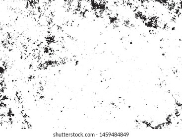 Grunge black and white texture vector. Place over any object create black grunge effect. Distress grunge texture vector easy to use illustration overlay. Black grunge vector surface background.Abstrac