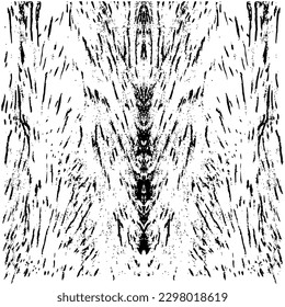 Grunge black and white texture vector. Depressed overlay texture. Grunge background. Abstract textured effect. Vector Illustration. Black is isolated on a white background.