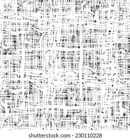 Grunge black and white texture. Vector ink grunge brush. 