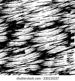 Grunge black and white texture. Vector ink grunge brush. 