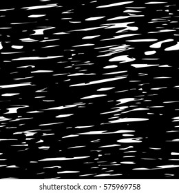  Grunge black and white texture. Vector Seamless Pattern