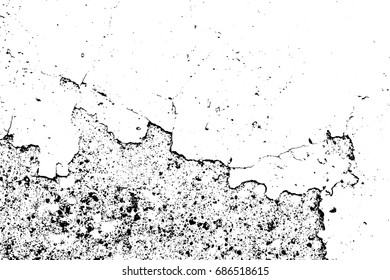 Grunge black and white texture vector background