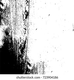 Grunge black and white texture. Vector abstract monochrome background