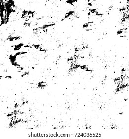 Grunge black and white texture. Vector abstract monochrome background