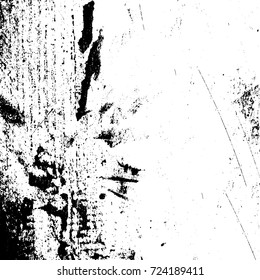 Grunge black and white texture. Vector abstract monochrome background