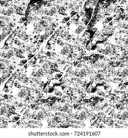 Grunge black and white texture. Vector abstract monochrome background
