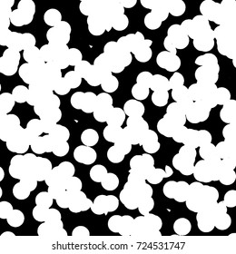 Grunge black and white texture. Vector abstract monochrome background